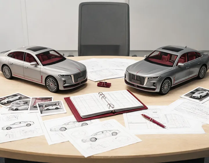 Two used-car condition records compared against one specification ledger